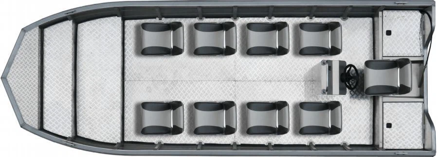 19 ft Flat Bottom Aluminum Boat  Layout