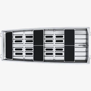 เรือท้องแบนอลูมิเนียมคานกว้าง 10 ฟุต